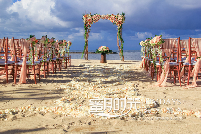  巴厘島肉桂沙灘婚禮