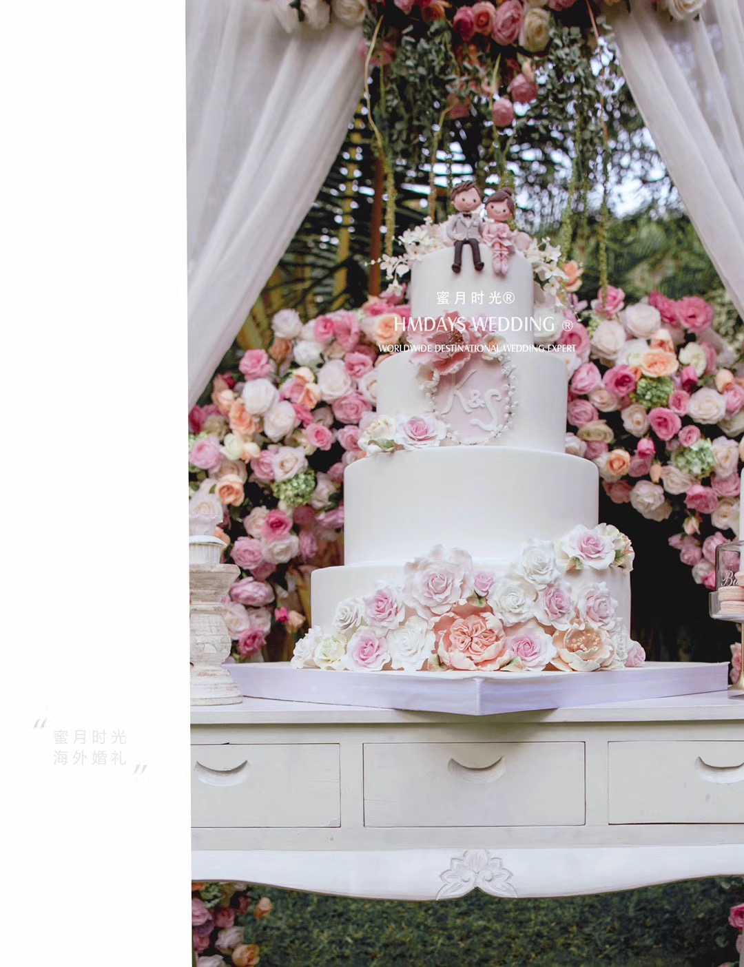 海外婚礼巴厘岛婚礼甜品台|海外婚礼定制中高端布置案例|巴厘岛婚礼布置定制案例